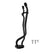 Line Adapter Manifold for SD7 A/C Compressor SBF, Passenger Side Exit Line Adapter for SD7 A/C Compressor, Passenger-Side Exit, Black Holley