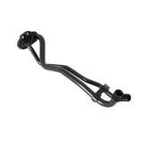 Line Adapter Manifold for SD7 A/C Compressor SBF, Passenger Side Exit Line Adapter for SD7 A/C Compressor, Passenger-Side Exit, Black Holley