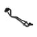 Line Adapter Manifold for SD7 A/C Compressor SBF, Passenger Side Exit Line Adapter for SD7 A/C Compressor, Passenger-Side Exit, Black Holley