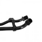 Line Adapter Manifold for SD7 A/C Compressor SBF, Passenger Side Exit Line Adapter for SD7 A/C Compressor, Passenger-Side Exit, Black Holley