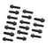 Header Bolts M8-1.25 x 25mm Hex Head Black Oxide Fits 1991-Up Ford 4.6/5.4L & Chrysler 5.7,6.1,6.4L Gen III Hemi Mr Gasket
