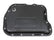 Transmission Oil Pan Black Steel Fits Chrysler Torqueflite TF-727. Stock Depth and Capacity Finned Design Mr Gasket