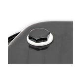 Transmission Oil Pan Black Steel Fits Chrysler Torqueflite TF-727. Stock Depth and Capacity Finned Design Mr Gasket