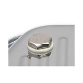 Transmission Oil Pan Chrome Fits Chrysler Torqueflite TF-727. Stock Depth and Capacity Finned Design Mr Gasket