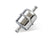 Chrome Fuel Filter Fits 5/16 Inch Hose For Carbureted Applications 40 Micron Mr Gasket