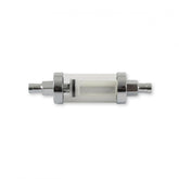 Clearview Inline Fuel Filter 5/16 Inch Fits Carbureted Applications Up to 10 PSI Mr Gasket