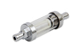 Clearview Inline Fuel Filter 3/8 Inch Fits Carbureted Applications Up to 10 PSI Mr Gasket