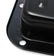 Transmission Oil Pan Black Steel Fits Ford C4 case-filled. Stock Depth and Capacity Finned Design Mr Gasket