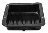 Transmission Oil Pan Black Steel Fits Ford C4 case-filled. Stock Depth and Capacity Finned Design Mr Gasket