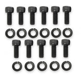 Transmission Oil Pan Black Steel Fits Ford C4 case-filled. Stock Depth and Capacity Finned Design Mr Gasket