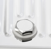 Transmission Oil Pan Chrome Fits Ford C6 Stock Depth and Capacity Finned Design Mr Gasket