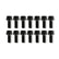 Header Bolts 5/16-18 x 3/4 Inch Hex Head Black Oxide Fits Small Block Chrysler 318/340/360 & Hooker Headers with adapter Plates Mr Gasket