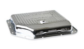 Transmission Oil Pan Chrome Fits GM TH350 Stock Depth and Capacity Finned Design Mr Gasket