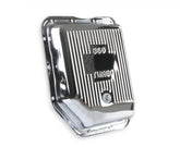 Transmission Oil Pan Chrome Fits GM TH350 Stock Depth and Capacity Finned Design Mr Gasket