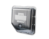 Transmission Oil Pan Chrome Fits GM TH350 Stock Depth and Capacity Finned Design Mr Gasket