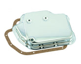 Transmission Oil Pan Chrome Fits GM TH400 Stock Depth and Capacity Smooth Design Mr Gasket