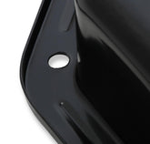 Transmission Oil Pan Black Steel Fits GM TH350 Stock Depth and Capacity Finned Design Mr Gasket
