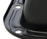 Transmission Oil Pan Black Steel Fits GM TH700R4/4L60/4L60E Stock Depth and Capacity Finned Design Mr Gasket