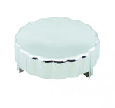 Chrome Power Steering Cap Cover Fits Most Ford, GM, and Chrysler Applications Mr Gasket