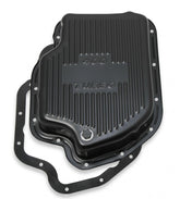 Transmission Oil Pan Black Steel Fits GM TH400 Deep pan 2 quart extra Capacity Finned Design Mr Gasket