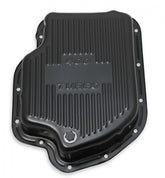 Transmission Oil Pan Black Steel Fits GM TH400 Deep pan 2 quart extra Capacity Finned Design Mr Gasket