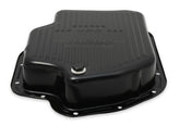 Transmission Oil Pan Black Steel Fits GM TH400 Deep pan 2 quart extra Capacity Finned Design Mr Gasket