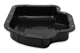 Transmission Oil Pan Black Steel Fits GM TH400 Deep pan 2 quart extra Capacity Finned Design Mr Gasket