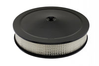 Competition Air Cleaner Flat Black For Most Carburetors with a 5-1/8 Inch Carburetor Neck Mr Gasket