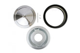 Competition Air Cleaner Chrome Fits 2, 3, and 4 Barrel Carburetors with 5-1/8 Inch Neck Mr Gasket