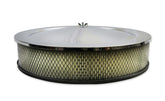 Competition Air Cleaner Chrome Fits 2, 3, and 4 Barrel Carburetors with 5-1/8 Inch Neck Mr Gasket