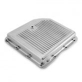 Transmission Oil Pan Polished Aluminum Fits GM TH350 Stock Depth and Capacity Finned Design Mr Gasket