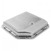 Transmission Oil Pan Polished Aluminum Fits GM TH350 Stock Depth and Capacity Finned Design Mr Gasket
