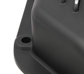 Transmission Oil Pan Black Aluminum Fits GM TH350 Stock Depth and Capacity Finned Design Mr Gasket