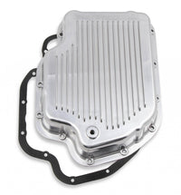 Transmission Oil Pan Polished Aluminum Fits GM TH400 Stock Depth and Capacity Finned Design Mr Gasket