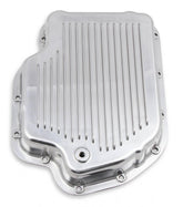 Transmission Oil Pan Polished Aluminum Fits GM TH400 Stock Depth and Capacity Finned Design Mr Gasket