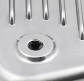 Transmission Oil Pan Polished Aluminum Fits GM TH400 Stock Depth and Capacity Finned Design Mr Gasket