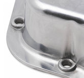 Transmission Oil Pan Polished Aluminum Fits GM TH400 Stock Depth and Capacity Finned Design Mr Gasket
