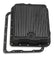Transmission Oil Pan Black Aluminum Fits GM 700R4/4L60/4L60E Stock Depth and Capacity Finned Design Mr Gasket