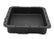 Transmission Oil Pan Black Aluminum Fits GM 700R4/4L60/4L60E Stock Depth and Capacity Finned Design Mr Gasket