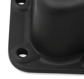 Transmission Oil Pan Black Aluminum Fits GM 700R4/4L60/4L60E Stock Depth and Capacity Finned Design Mr Gasket