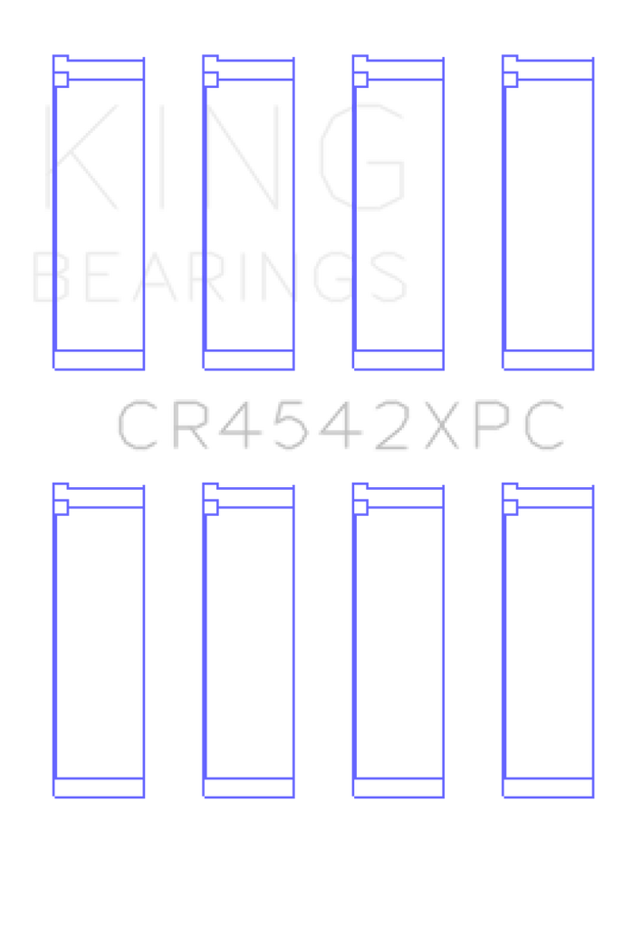 King Engine Bearings Honda K-Series pMaxKote Performance Rod Bearing Set - Size STD