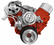 CVF Racing BBC Mid-Mount Alt-Only Serpentine Kit, LWP in Polished, part number 454-SERPENTINE-ALT-BP