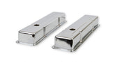 Chrome Valve Covers Dual Cap Holes Fits 1960-1986 Chevrolet Small Block 262-400 Mr Gasket