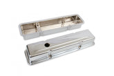 Chrome Valve Covers Dual Cap Holes Fits 1960-1986 Chevrolet Small Block 262-400 Mr Gasket