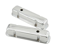 Chrome Tall-Style Valve Covers Fits 1959-1981 Pontiac 301-455 Engines Mr Gasket