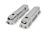 Chrome Tall-Style Valve Covers Fits 1964-1991 Chrysler 273-360 LA Small Block Mr Gasket
