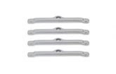 Valve Cover Clamps Chrome Custom extra long, 1/4 Inch Diameter Holes, 4 in a set Mr Gasket