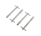 Valve Cover T Wing Bolts 1/4-20 x 5 Inch Chrome Plated Fits Chevrolet 262-400 Gen I Small Block & Chevrolet 396-454 Big Block Mr Gasket