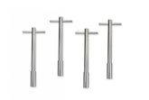 Valve Cover T Wing Bolts 1/4-20 x 5 Inch Chrome Plated Fits Chevrolet 262-400 Gen I Small Block & Chevrolet 396-454 Big Block Mr Gasket