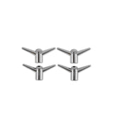 Valve Cover Y Wing Bolts Chrome Plated 4 pack Fits Chevrolet 262-400 Gen I Small Block & Chevrolet 396-454 Big Block 1/4-20 x 5/8 Inch Mr Gasket